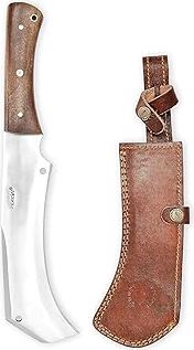 Perkin Hunting Knife - 8” Outdoor Survival Fixed Blade Hunting Knives with Sheath-Handmade Crafted from Razor Sharp Stainless Carbon Steel Full Tang with Walnut Wood Handle-Unisex Adults product image