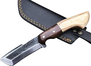 Perkin PK999 Handmade Fixed Blade Hunting Knives with Sheath-Full Tang Bushcraft Fix Tanto Blade Knife for Outdoor Camping, Survival, Hiking Adventures-Unisex Adults product image