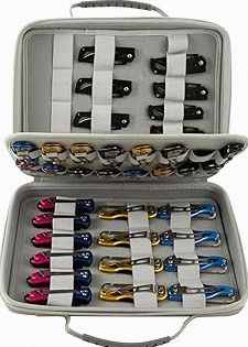 Pocket Knife Display Case,Knife Case,Knife Storage,62 Slots Folding Knife Holder Organizer,Butterfly Pocket Knife Carrier,Knives Collection Protector For Survival Tactical Outdoor EDC Mini Knife product image