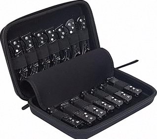 HERSENT Pocket Knife Display Case,Knife Storage Organizer,14 Slots Folding Knife Storage Case,Small Knife Collection Carrier Bag for Survival Tactical Outdoor EDC Mini Knife product image