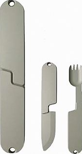 2-in-1 Camping Utensil Set – Knife Fork Combo for Picnic, Portable Outdoor Travel Flatware product image