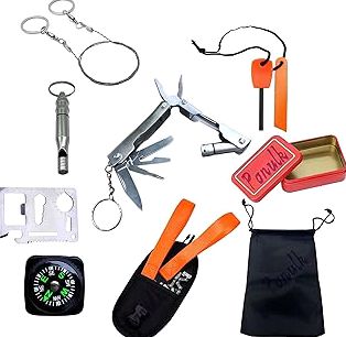 Outdoor Kit - DIY Survival Tools, for Earthquake, Hiking, Outdoor Adventure, Gifts for Men Father’s Day Dads,Outdoor Tools for Camping product image