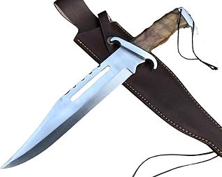 Perkin 16 Inches Handmade Fixed Blade Hunting Knives with Sheath-Full Tang Bushcraft Fixed-Blade Knife for Outdoor, Camping, Survival Tactical, Fighting, Hiking-Unisex Adults product image