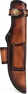 Tourbon Leather Fixed Blade Knife Sheath with Fire Starter Slot for Outdoor Hunting Bushcraft Camping product image