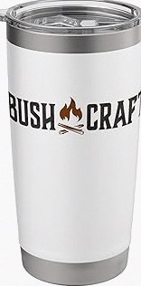 Bushcraft Survival Knife Outdoor Living Nature Camping Stainless Steel Insulated Tumbler product image